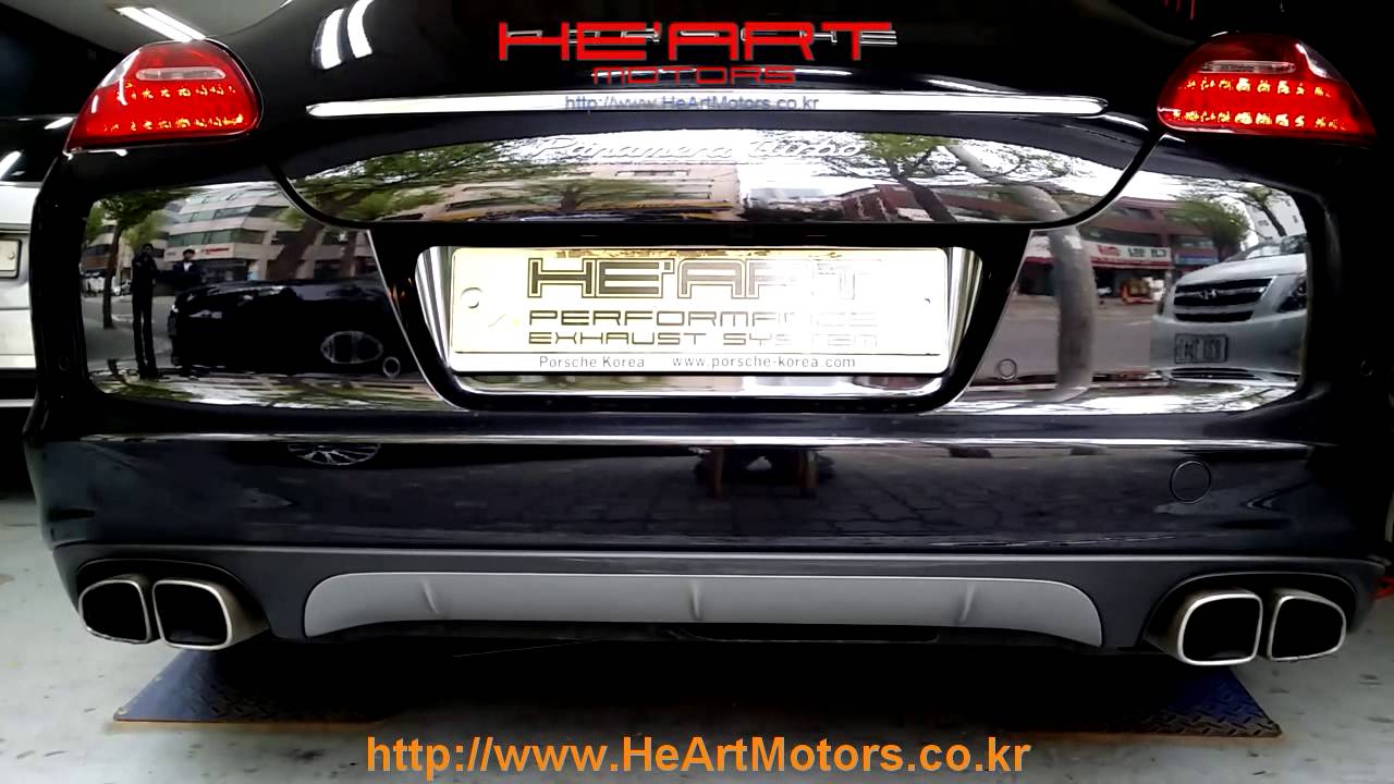 Panamera S, 4S and Turbo Resonator delete sound clip and video